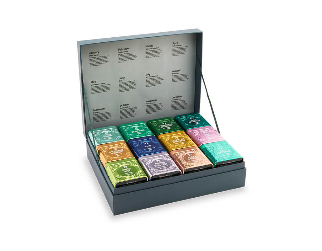 T2 Tea Christmas A Year In Tea Tea Bag Gift Pack | Natonic