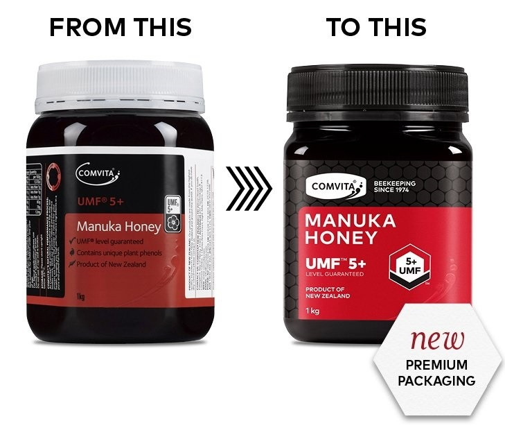 COMVITA MANUKA HONEY UMF 5+ 500g 3個セット Comvita UMF 5+ Manuka Honey 1kg | Natonic