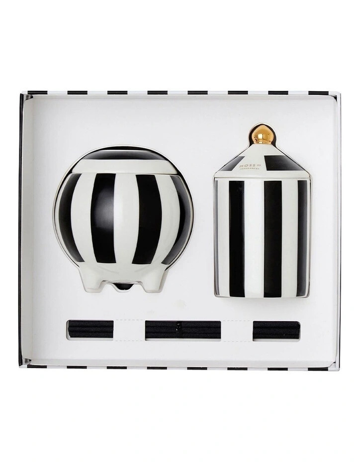 Moss St. Fragrances Christmas Jasmine, Amber & Saffron Mini Candle