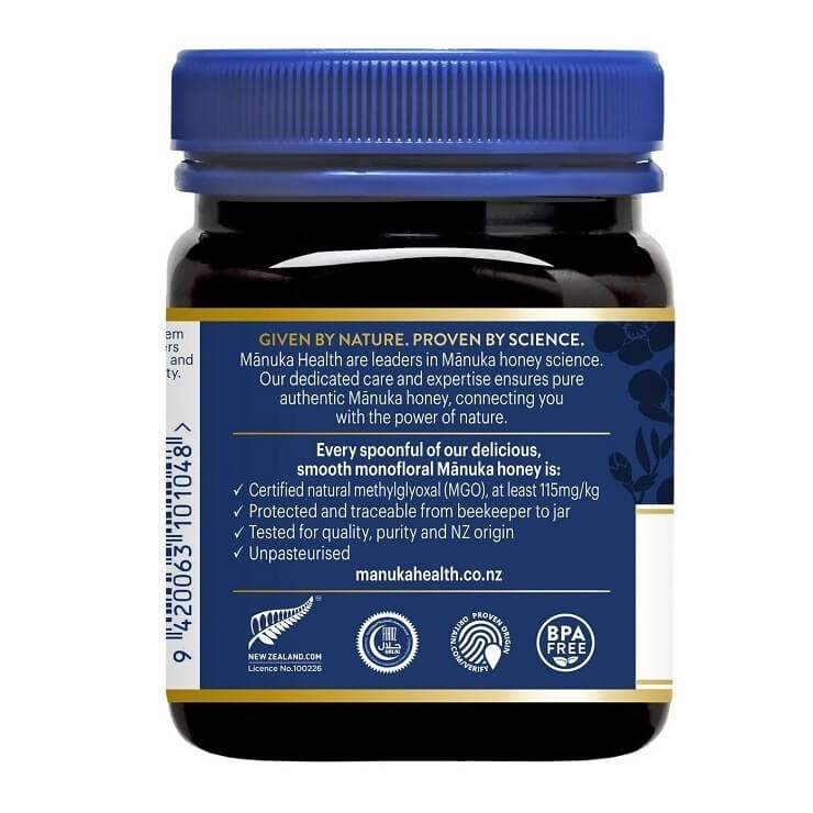Manuka Health Manuka Honey MGO 115+ 250g | Natonic