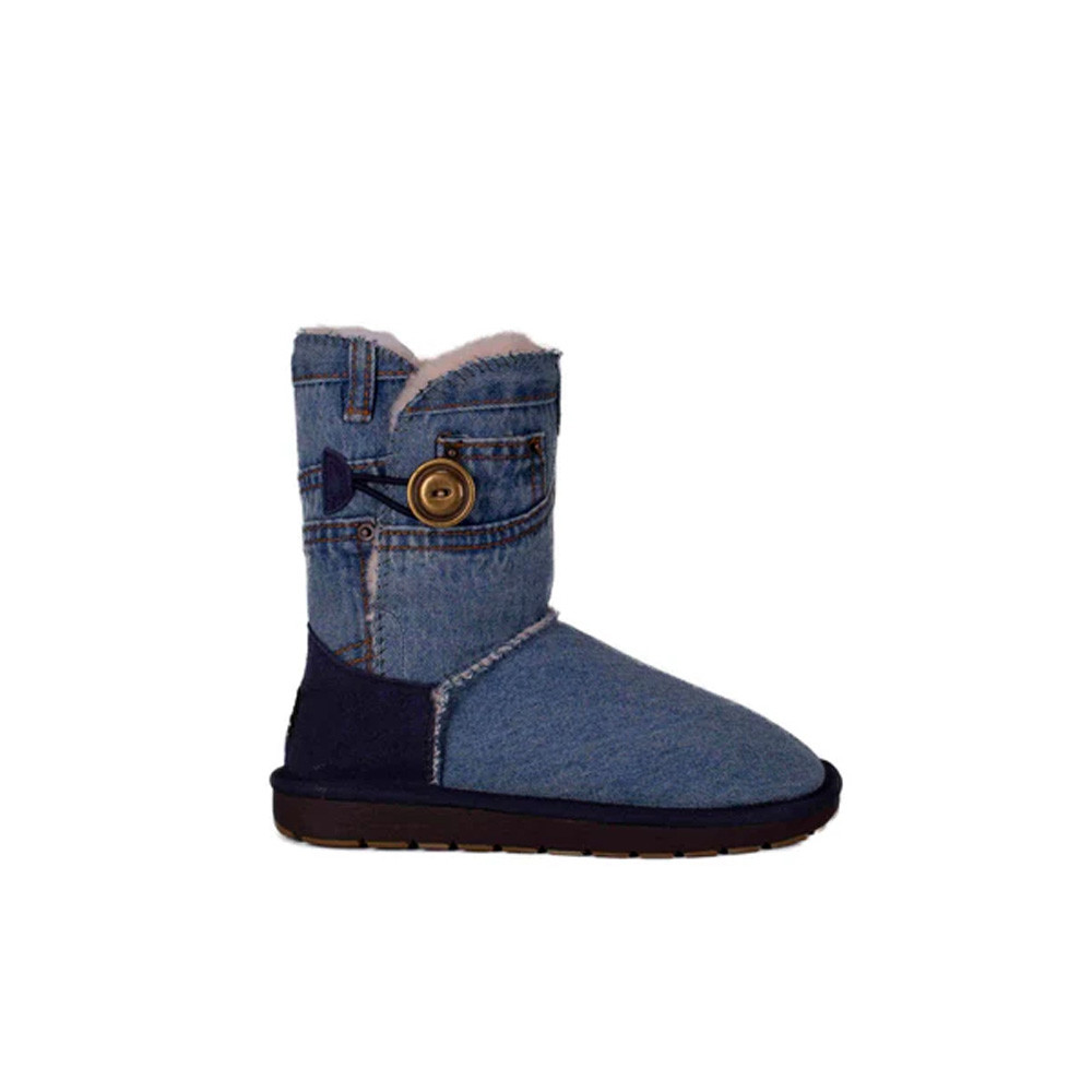 Denim Uggs Shearers Australia Shearers UGG-Denim One Button Natonic
