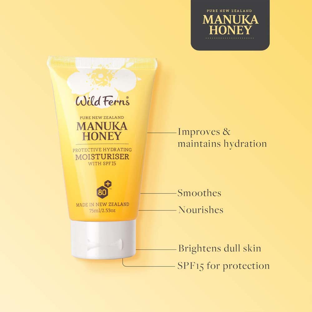 Wild Ferns Protective Hydrating Moisturiser with SPF15 75ml | Natonic