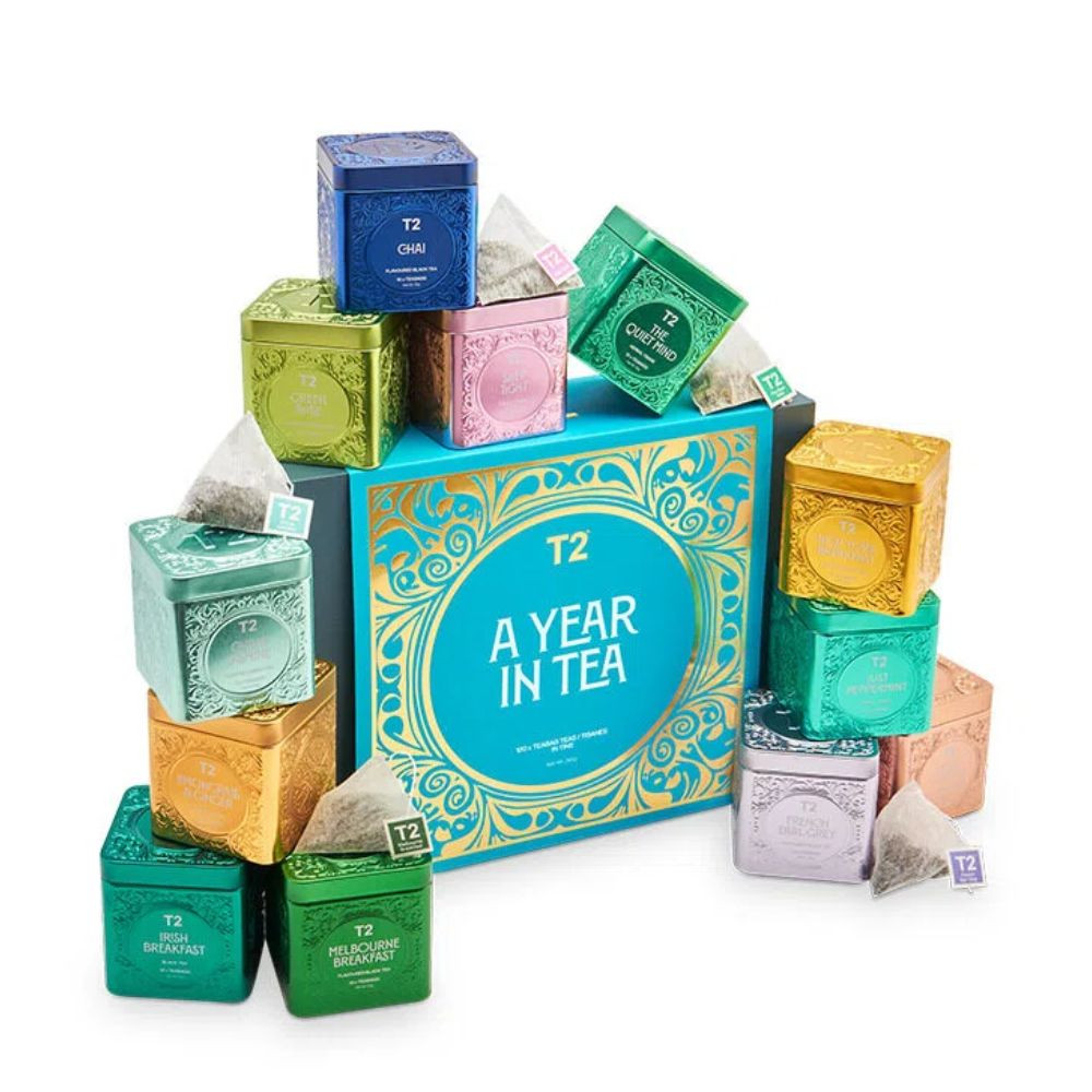 T2 Tea Christmas A Year In Tea Tea Bag Gift Pack | Natonic
