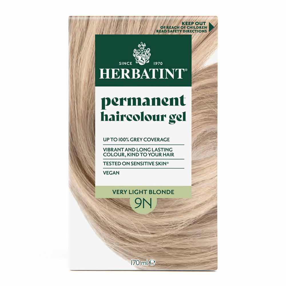 Herbatint Permanent Haircolour Gel 9N Very Light Blonde 170ml | Natonic