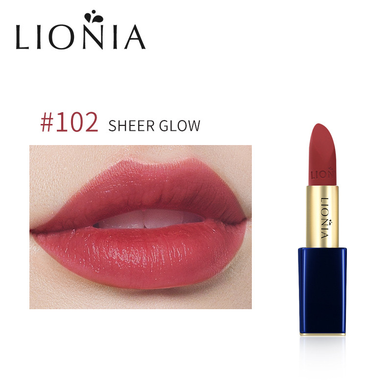 Lionia Velvet Smooth Luxe Lip Color 102 Sheer Glow | Natonic