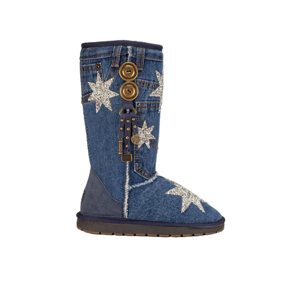 Shearers UGG-Denim Tall with Stars Natonic