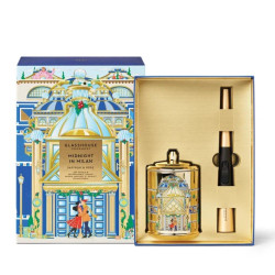 Glasshouse Fragrances-Christmas Midnight In Milan Soy Candle & Lighter Gift Set