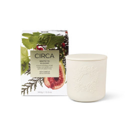 CIRCA-Christmas White Fig & Cedar Soy Candle 300g