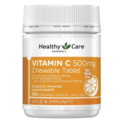 Healthy Care-Vitamin C 500mg 120 Chewable Tablets