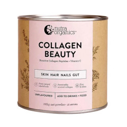Nutra Organics-Collagen Beauty with Verisol + Vitamin C Unflavoured 225g