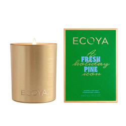 Ecoya-Holiday Fresh Pine Goldie Candle 460g