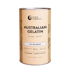 Nutra Organics-Natural Gelatin Gut Digestive Health Unflavoured 500g Powder