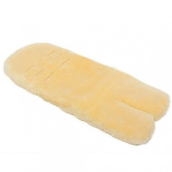 Cozy Traveler-Natural Australian Lambskin Stroller Liner Cream