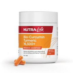 Nutralife-Bio-Curcumin Turmeric 16,500+ 60 Capsules