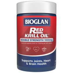 Bioglan-Red Krill Oil Double Strength 1000mg 60 Capsules 