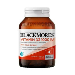 Blackmores-Vitamin D3 1000IU 200 Capsules