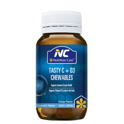 Nutrition Care-Tasty C+D3 Chewable 60 Tablets