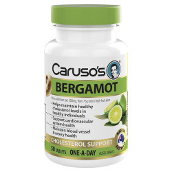 Caruso's Natural Health-Bergamot 50 Tablets