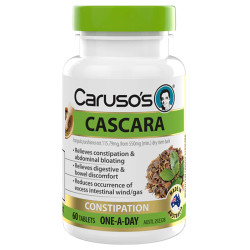 Caruso's Natural Health-Cascara 60 Tablets
