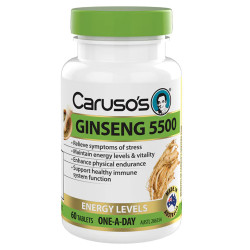 Caruso's Natural Health-Ginseng 5500 60 Tablets