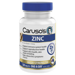 Caruso's Natural Health-Zinc 120 Tablets