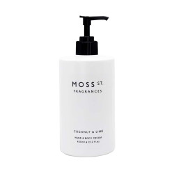 Moss St. Fragrances-Coconut & Lime Hand & Body Cream 450ml