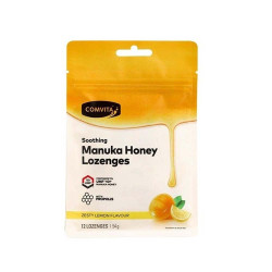 Comvita-Manuka Honey Lozenges Zesty Lemon Flavour 12 Lozenges 54g