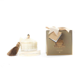 Cote Noire-Art Deco Candle Cream and Gold, Blonde Vanilla