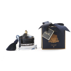 Cote Noire-Art Deco Candle Navy and Gold, Eau de Vie