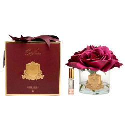 Cote Noire-Five Roses Carmine Red in Gold Badge Burgundy Box (limited edition)