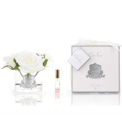 Cote Noire-Five Roses in Clear and Ivory White