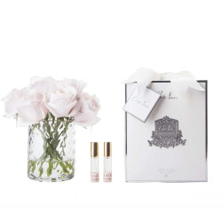 Cote Noire-Herringbone French Pink Rosebuds