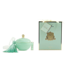 Cote Noire-Round Art Deco Candle Persian Lime 300g