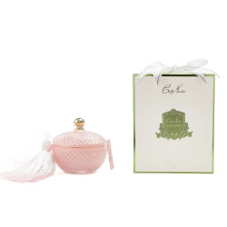 Cote Noire-Round Art Deco Candle Pink Peonies 300g