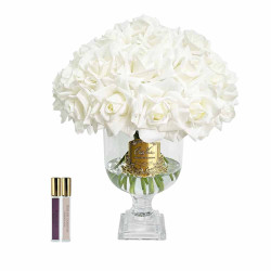 Cote Noire-Versailles French Rose Bouquet White & Gold