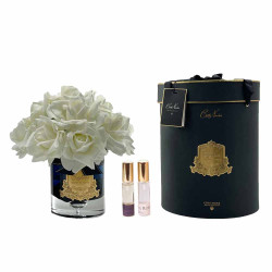 Cote Noir-Luxury Grand Bouquet Dark Glass White Gold Badge