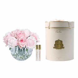 Cote Noire-Luxury Round 13 Rose Bud Bouquet Mixed Pink