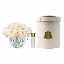 Cote Noire-Luxury Round 13 Rose Bud Bouquet Pink Blush