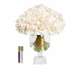 Cote Noire-Luxury Versallies Rose Bouquet Blush Gold Badge
