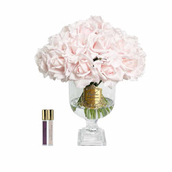 Cote Noire-Versailles French Rose Bouquet French Pink with Gold Badge