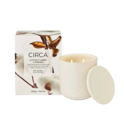 CIRCA-Cotton Flower & Freesia Scented Soy Candle 300g