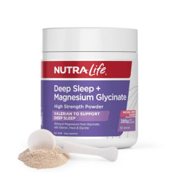 Nutralife-Deep Sleep + Magnesium Glycinate Powder 285g
