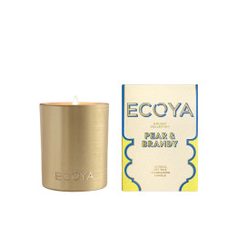 Ecoya-Holiday: Pear & Brandy Goldie Candle