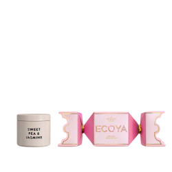 Ecoya-Holiday: Sweet Pea & Jasmine Tin Candle Bon Bon