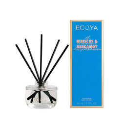 Ecoya-Holiday Mini Reed Diffuser Hibiscus & Bergamot 50ml 