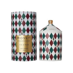 Moss St. Fragrances-Christmas Fig & Pear Ceramic Candle 360g