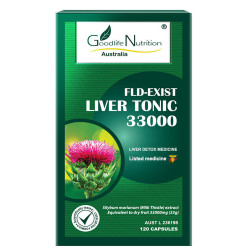 Goodlife Nutrition- FLD - Exist Liver Tonic 33000 120 Capsules