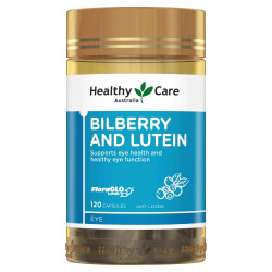 Healthy Care-Bilberry and Lutein 120 Capsules