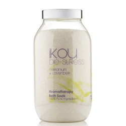 iKOU-Destress Aromatherapy Bath Soak Geranium & Lavender 850g