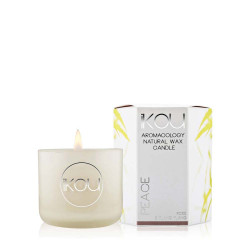 iKOU-PEACE Aromacology Natural Wax Candle Rose & Ylang Ylang (Small)